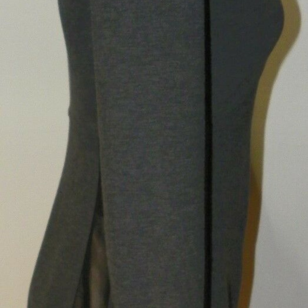 DKNYC Dress Dark Grey w/Black Faux Leather Sides - Picture 6 of 8